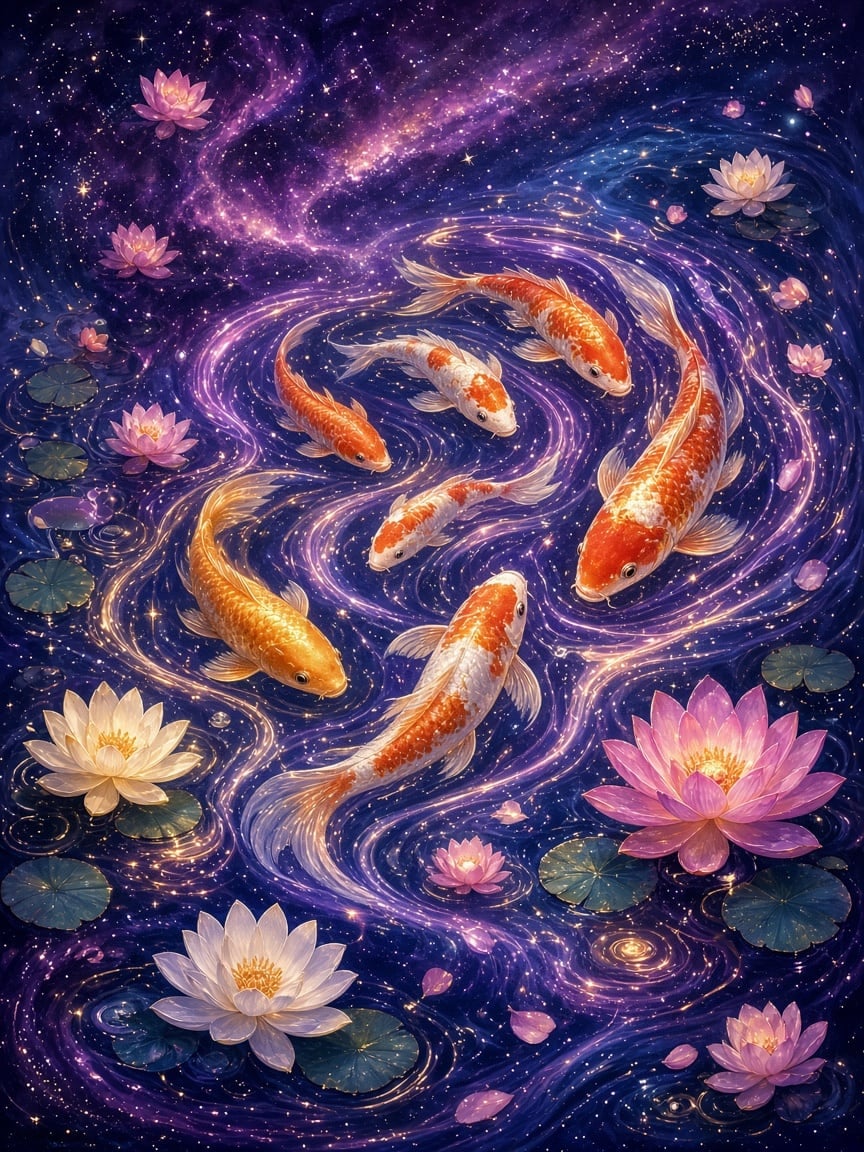 Koi Dream Art Print artwork