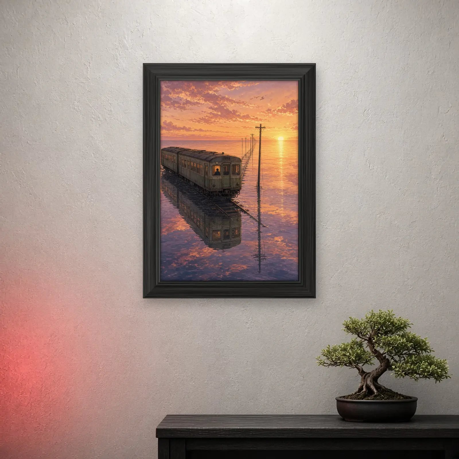 Last Train Home Art Print, part of the Dreamscape Set of 3