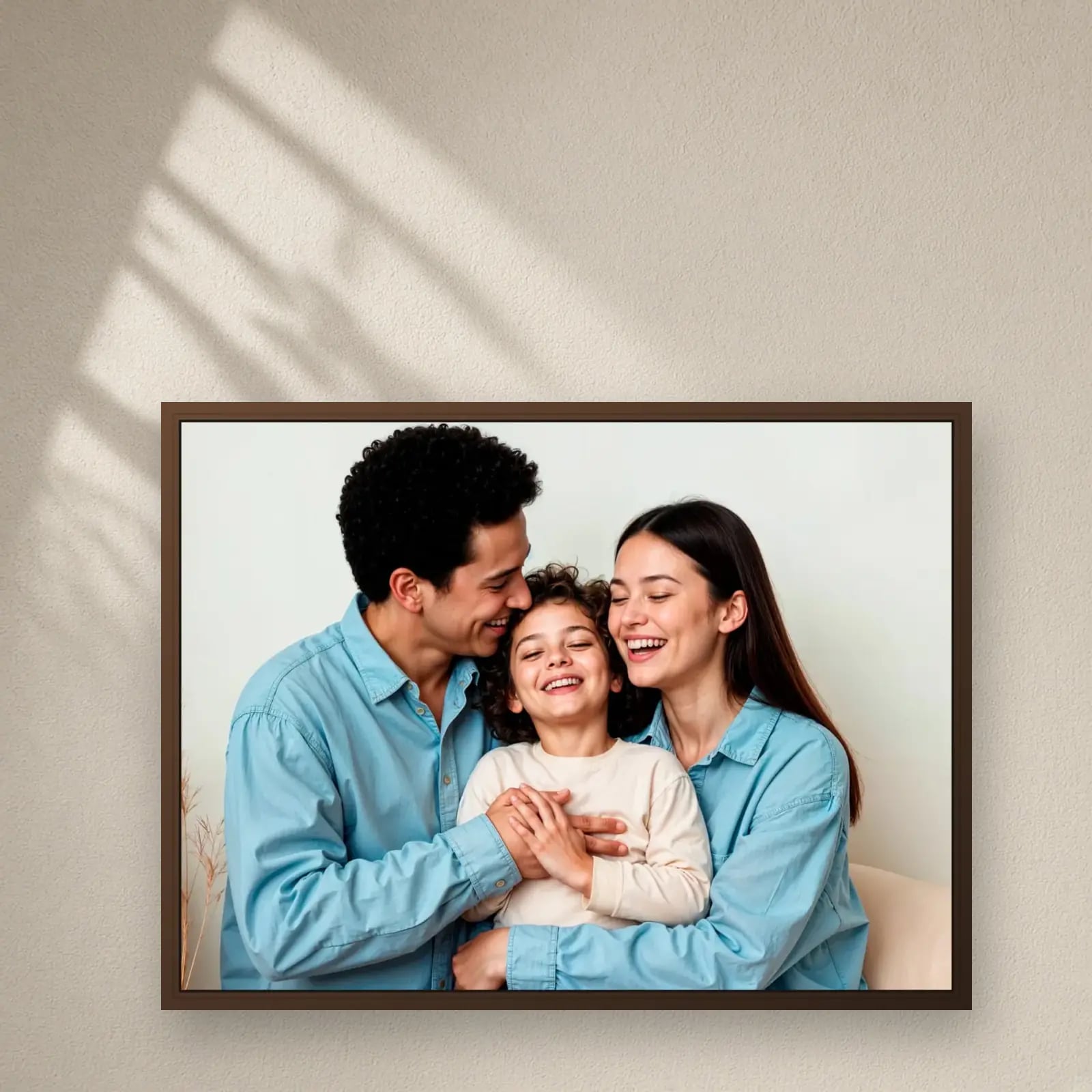 Full Photo Frame — Landscape on a plain wall