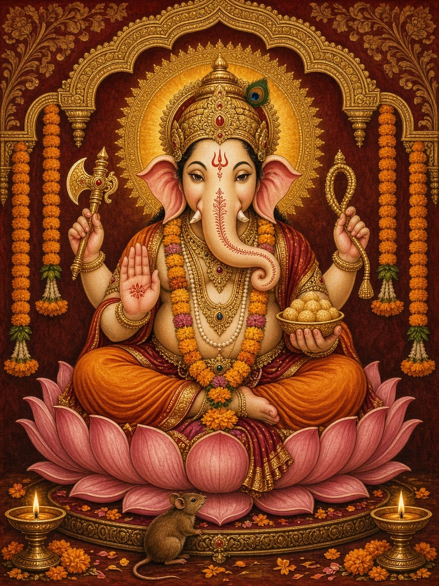 Ganesh Ji Frame artwork