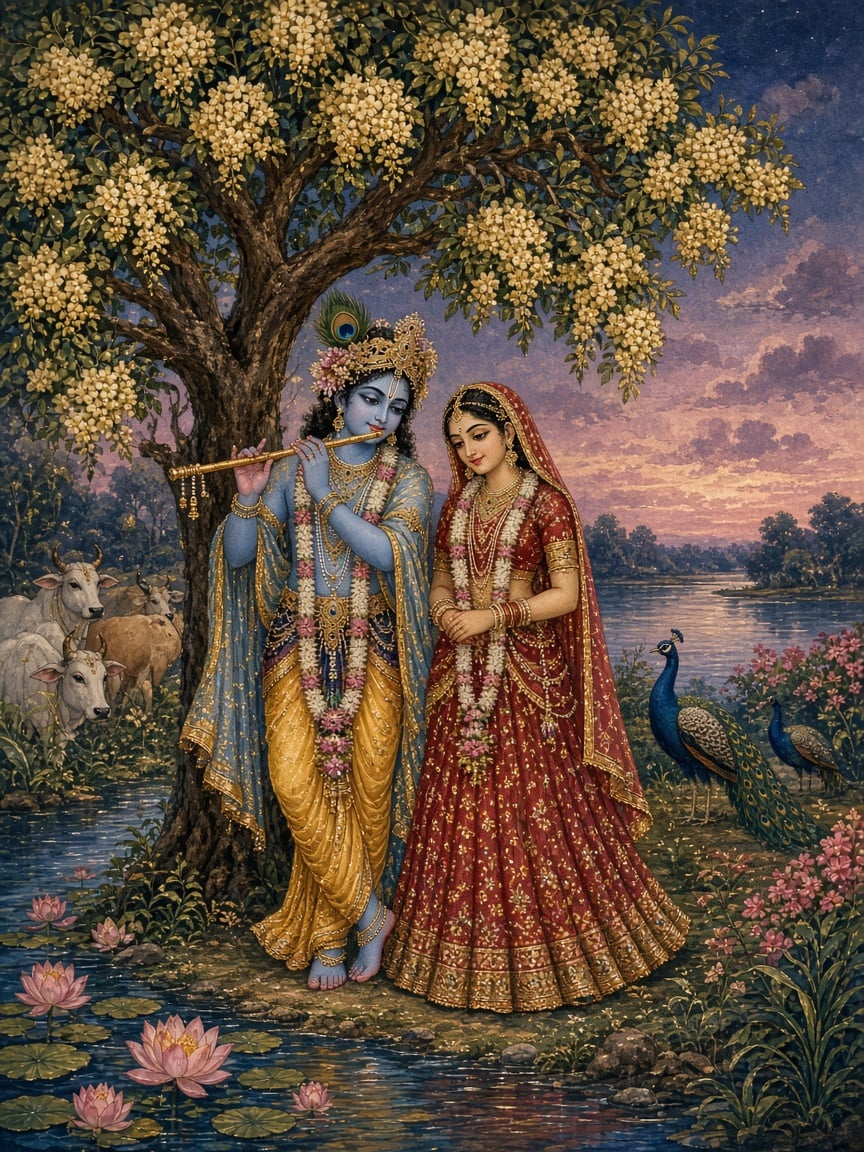 Radha Krishna Frame artwork