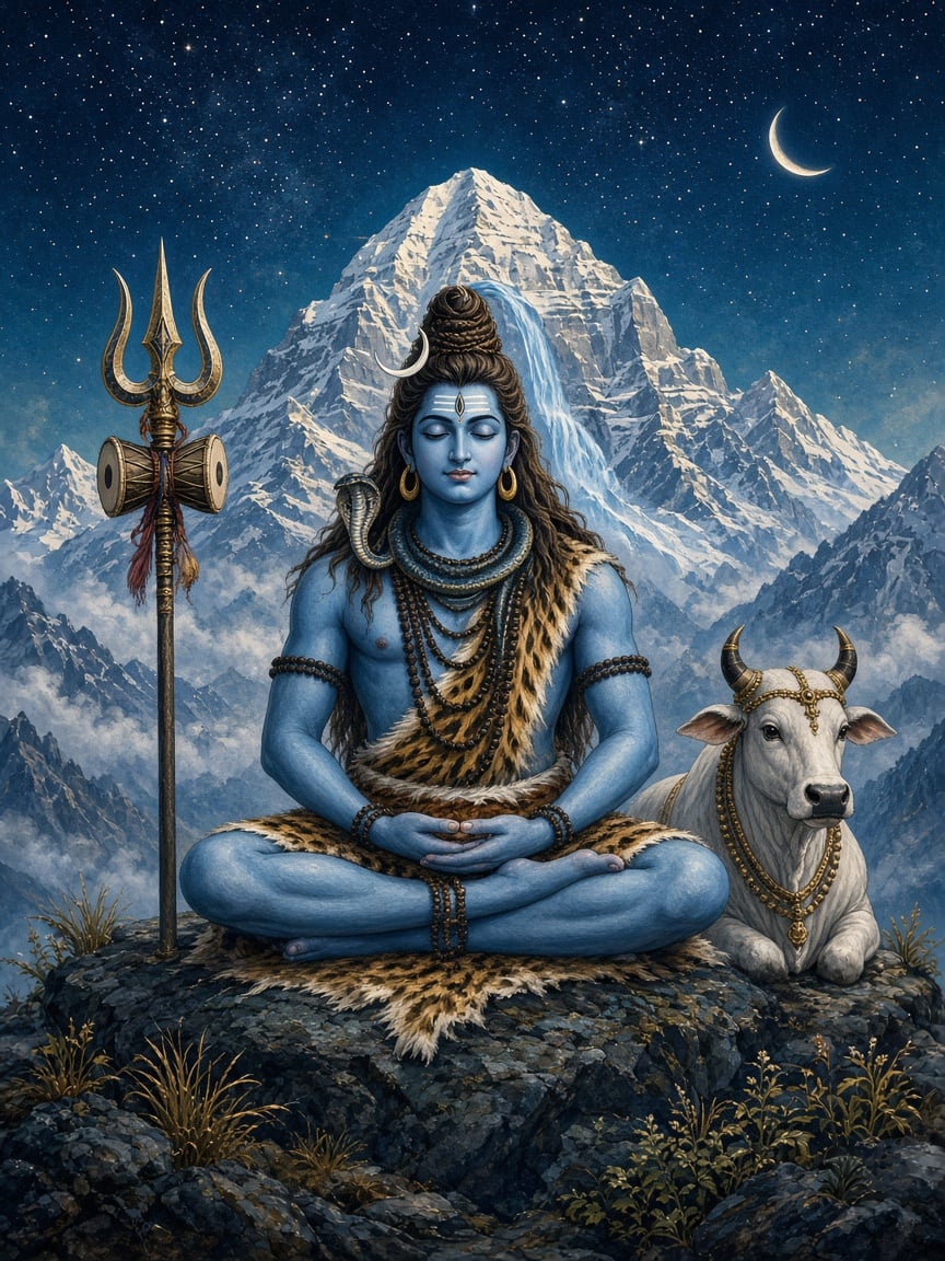 Shiv Ji Frame artwork